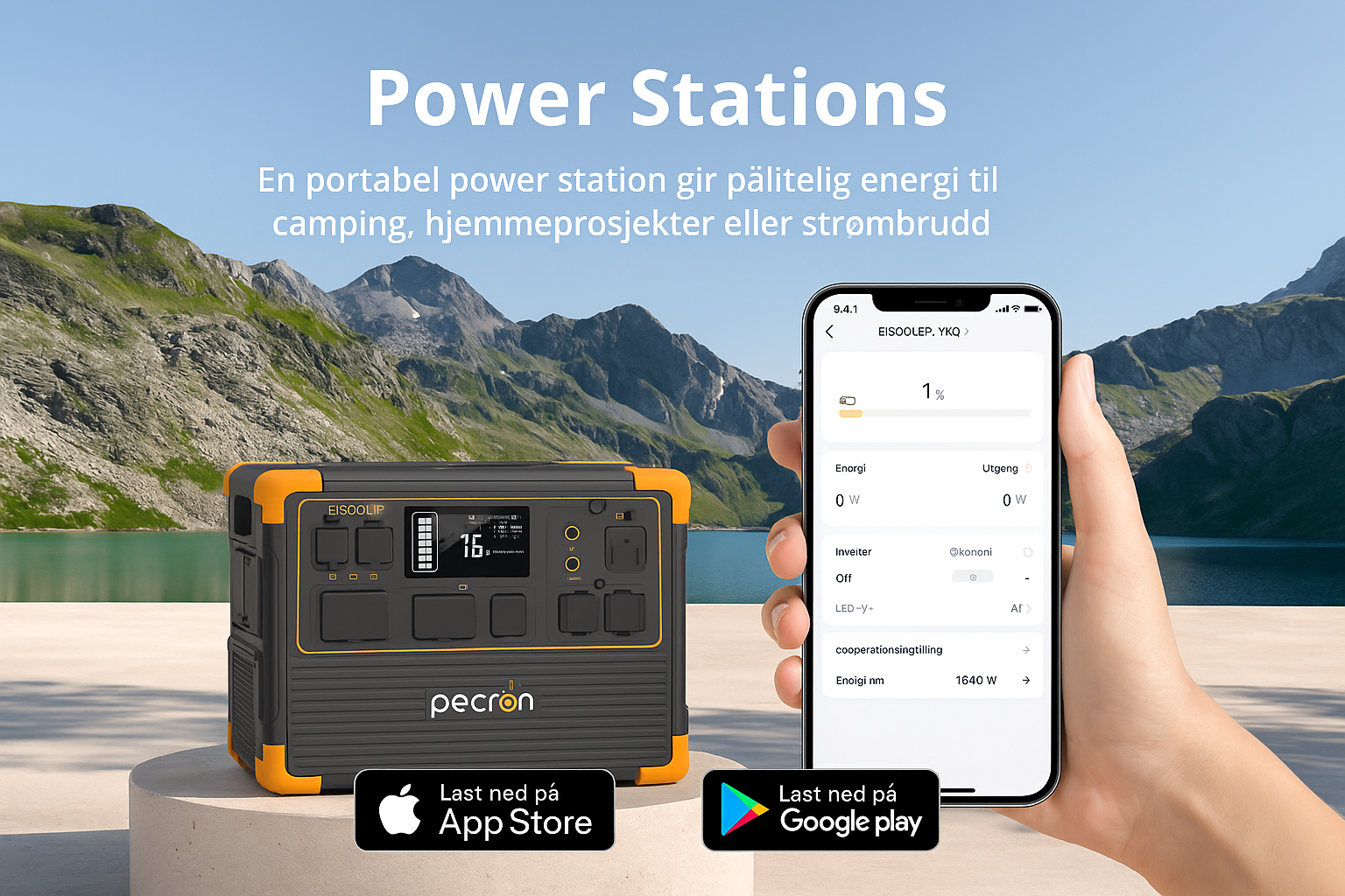 Power station med app