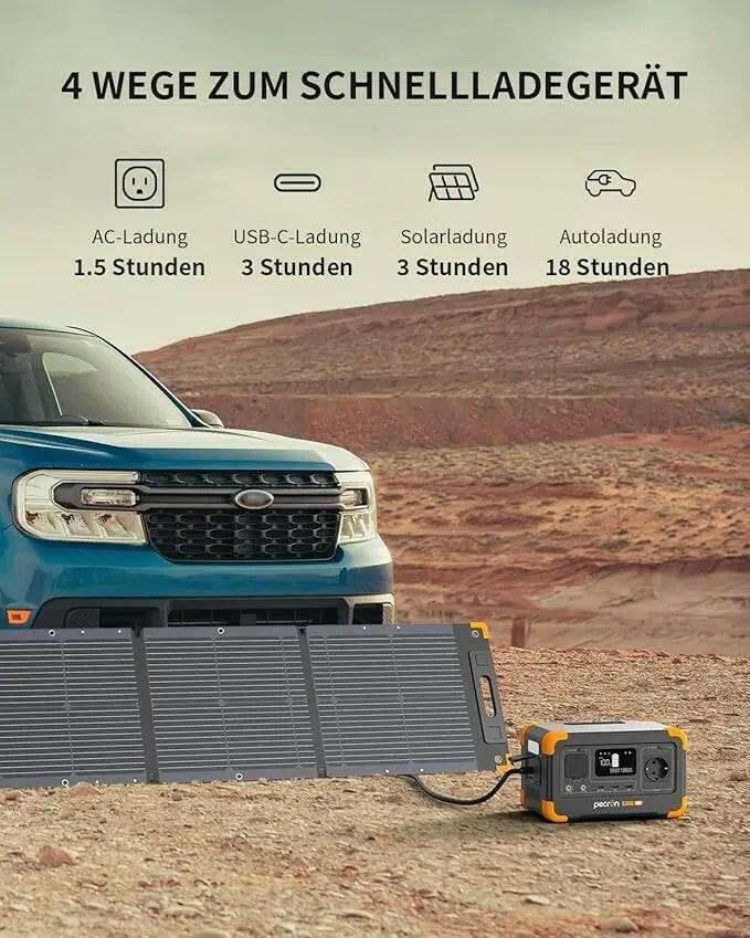 Pecron E300LFP - Kompakt og lett kraftstasjon for tur og fritid. - PECRON.NO