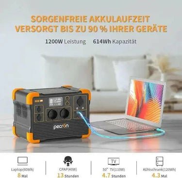 Pecron E600LFP – Kompakt kraftverk med god kapasitet - PECRON.NO