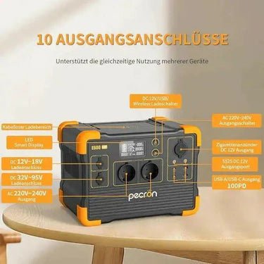 Pecron E600LFP – Kompakt kraftverk med god kapasitet - PECRON.NO