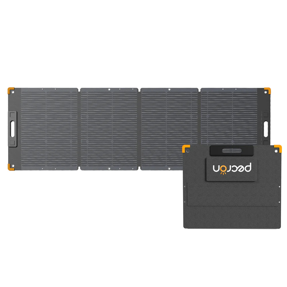 Pecron PV200 – Kraftig, sammenleggbart solcellepanel på 200W - PECRON.NO